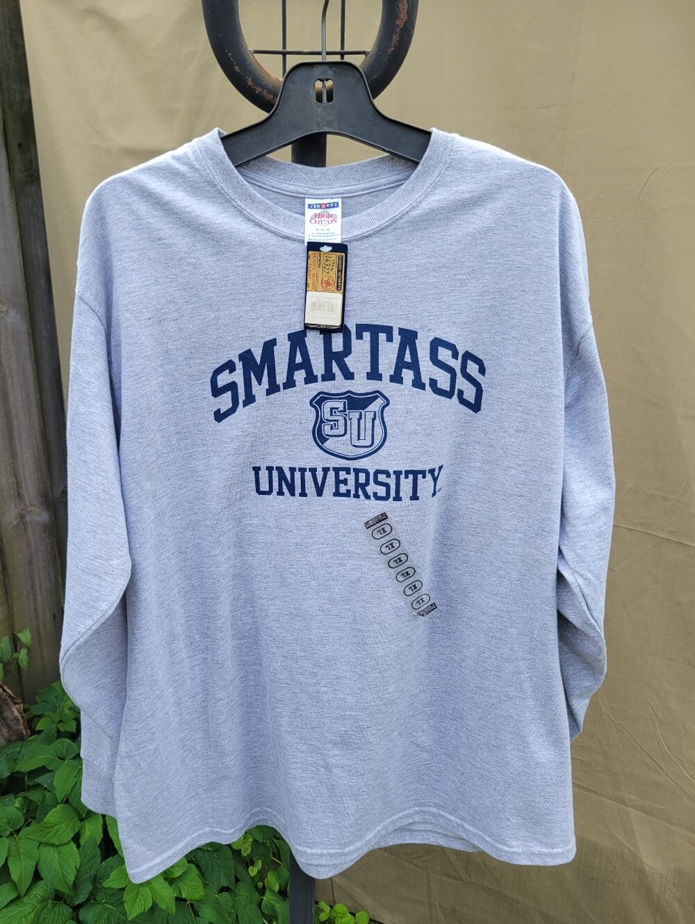 Steve & Barry's Smartass University Long Sleeve Shirt XL